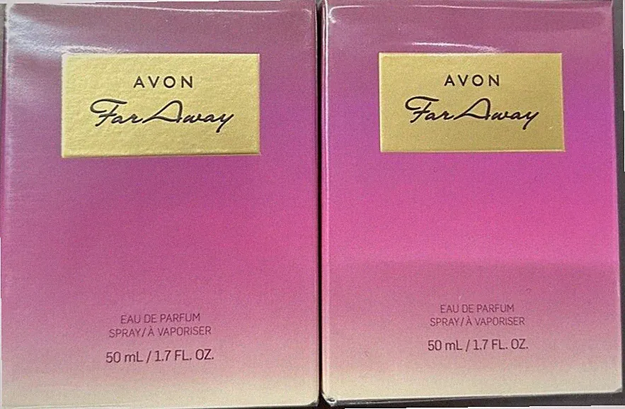(2 Pack) Avon FAR AWAY Eau De Parfum Perfume Spray 1.7 oz