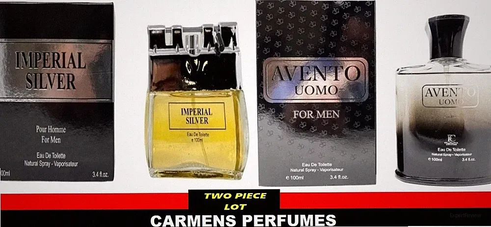 Imperial Silver Fragrance Couture & Avento Uomo 2 pc lot men's edp spray cologne