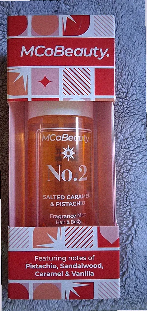 MCoBeauty No.2 Salted Caramel & Pistachio Mist Vegan 8.1 fl oz/240mL