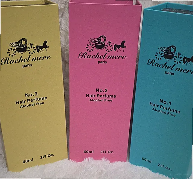 Rachel mere No.1,2,3 set Hair Perfume Alcohol Free UV Protection 60ml/2oz each